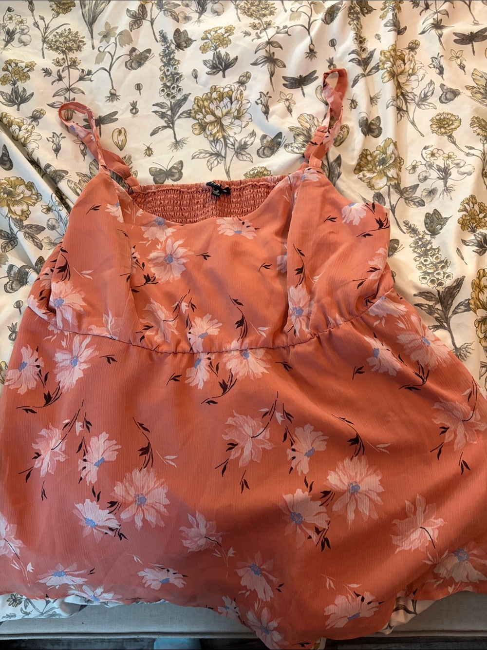 torrid Coral Floral Spaghetti-Strap Camisole